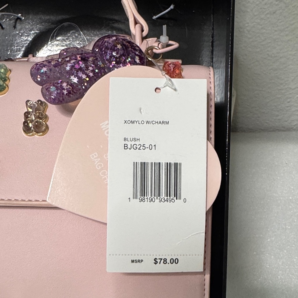 🧸💖 Betsey Johnson Pink Mini Bag with Bear Accents – NWT – Super Cute & Rare! - Picture 13 of 13